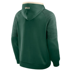 Minnesota Wild Fanatics Goaltender Defender Pullover Hoodie - Green - NHL