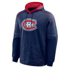 Montreal Canadiens Fanatics Goaltender Defender Pullover Hoodie - Navy - NHL