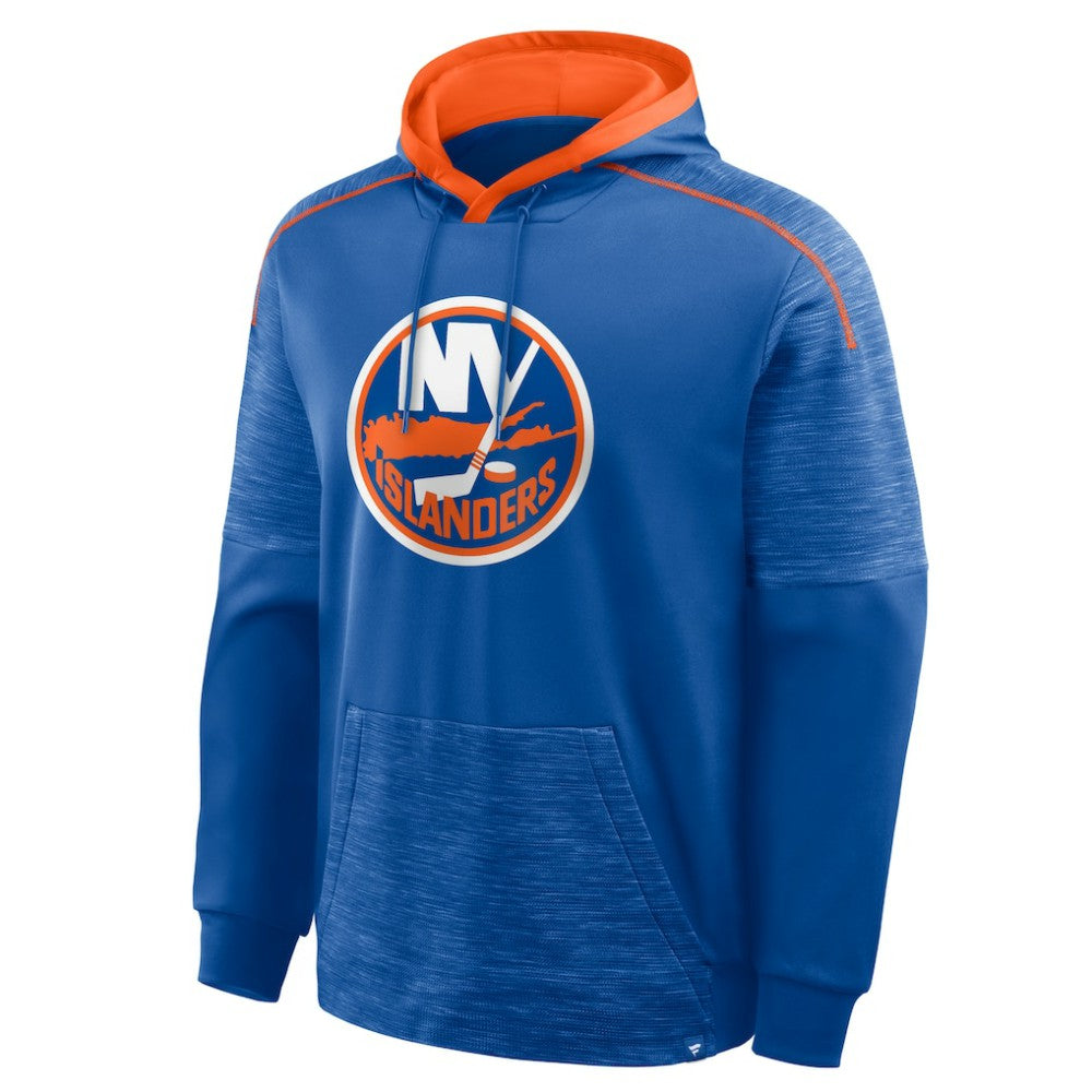 New York Islanders Fanatics Goaltender Defender Pullover Hoodie - Royal - NHL