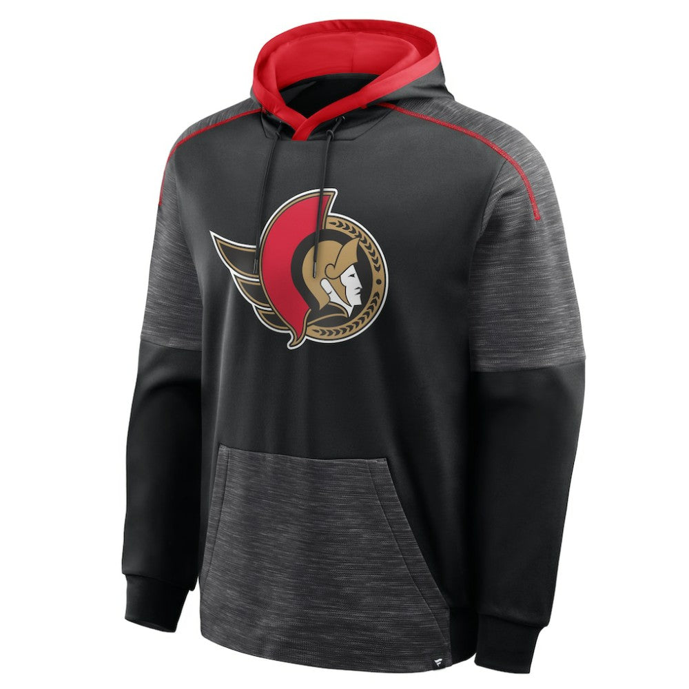 Ottawa Senators Fanatics Goaltender Defender Pullover Hoodie - Black - NHL