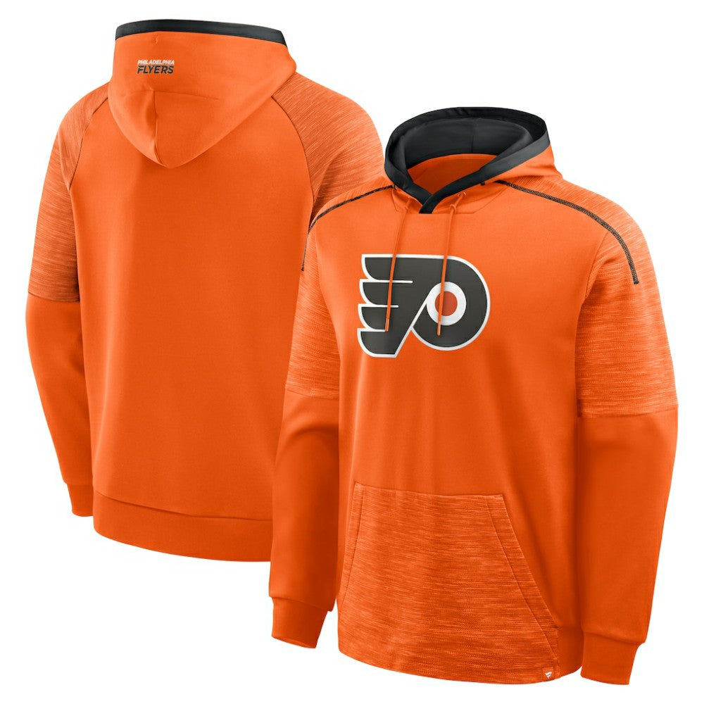 Philadelphia Flyers Fanatics Goaltender Defender Pullover Hoodie - Orange - NHL