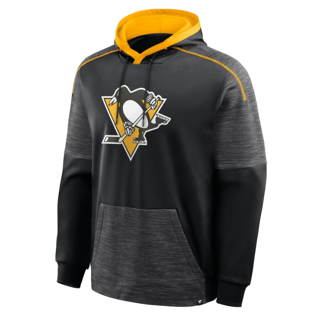 Pittsburgh Penguins Fanatics Goaltender Defender Pullover Hoodie - Black - NHL