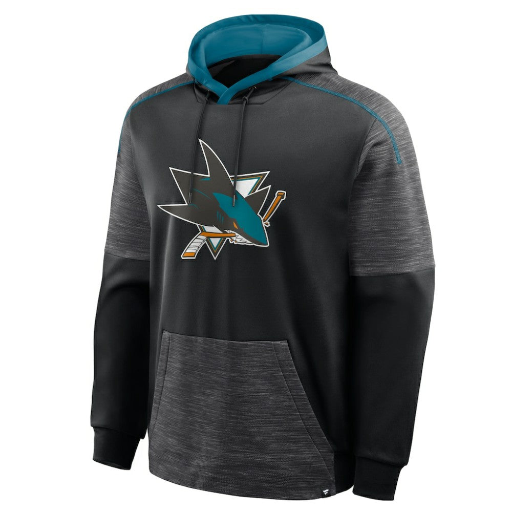 San Jose Sharks Fanatics Goaltender Defender Pullover Hoodie - Black - NHL