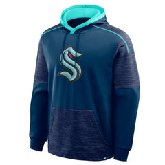 Seattle Kraken Fanatics Goaltender Defender Pullover Hoodie - Deep Sea Blue - NHL
