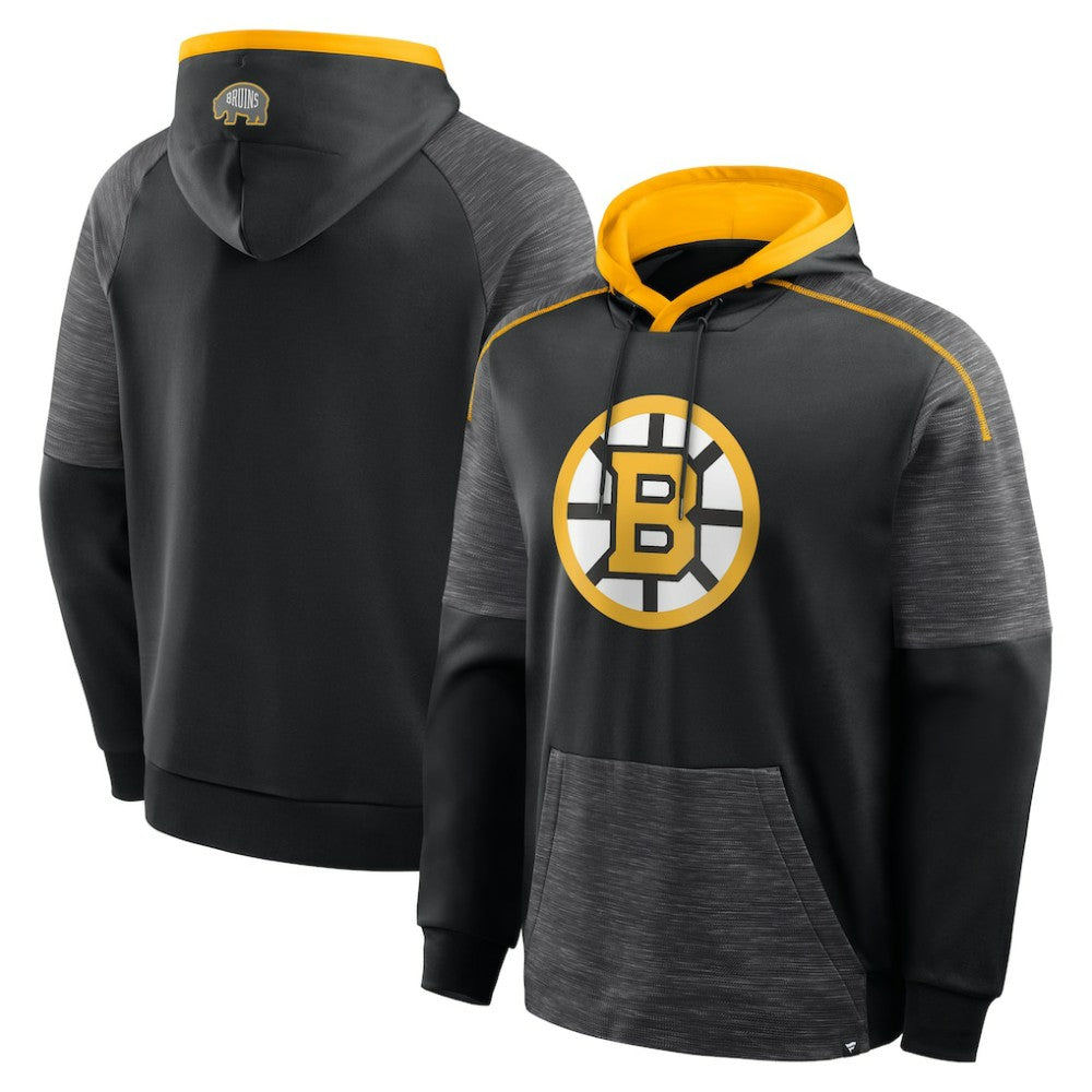 Boston Bruins Fanatics Goaltender Defender Pullover Hoodie - Black - NHL