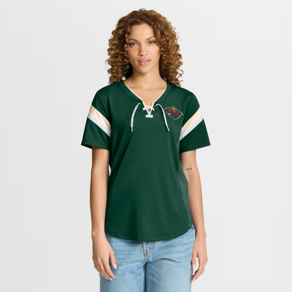 Minnesota Wild Fanatics Women's Offside Athena T-Shirt - Green - NHL
