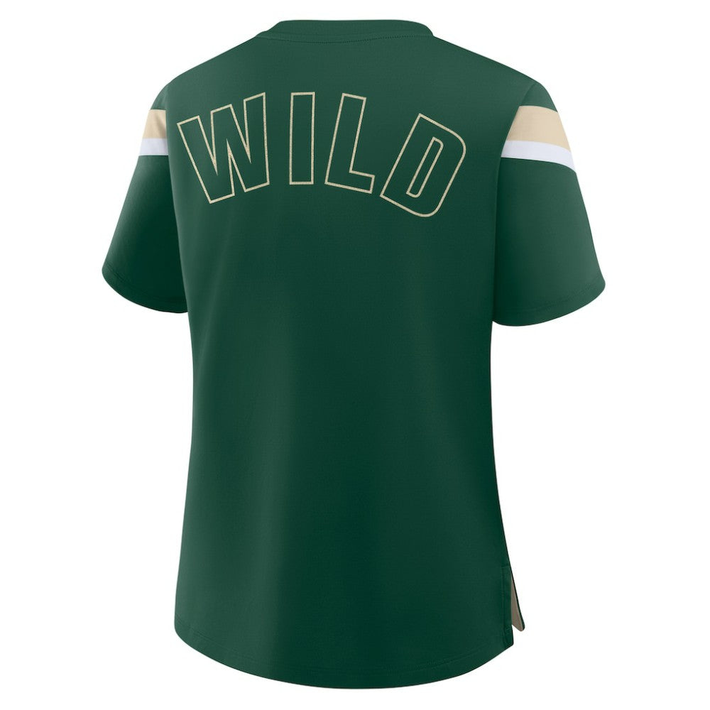 Minnesota Wild Fanatics Women's Offside Athena T-Shirt - Green - NHL