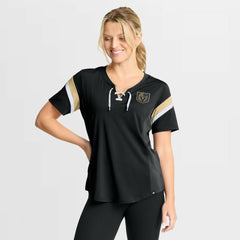 Vegas Golden Knights Fanatics Women's Offside Athena T-Shirt - Black - NHL