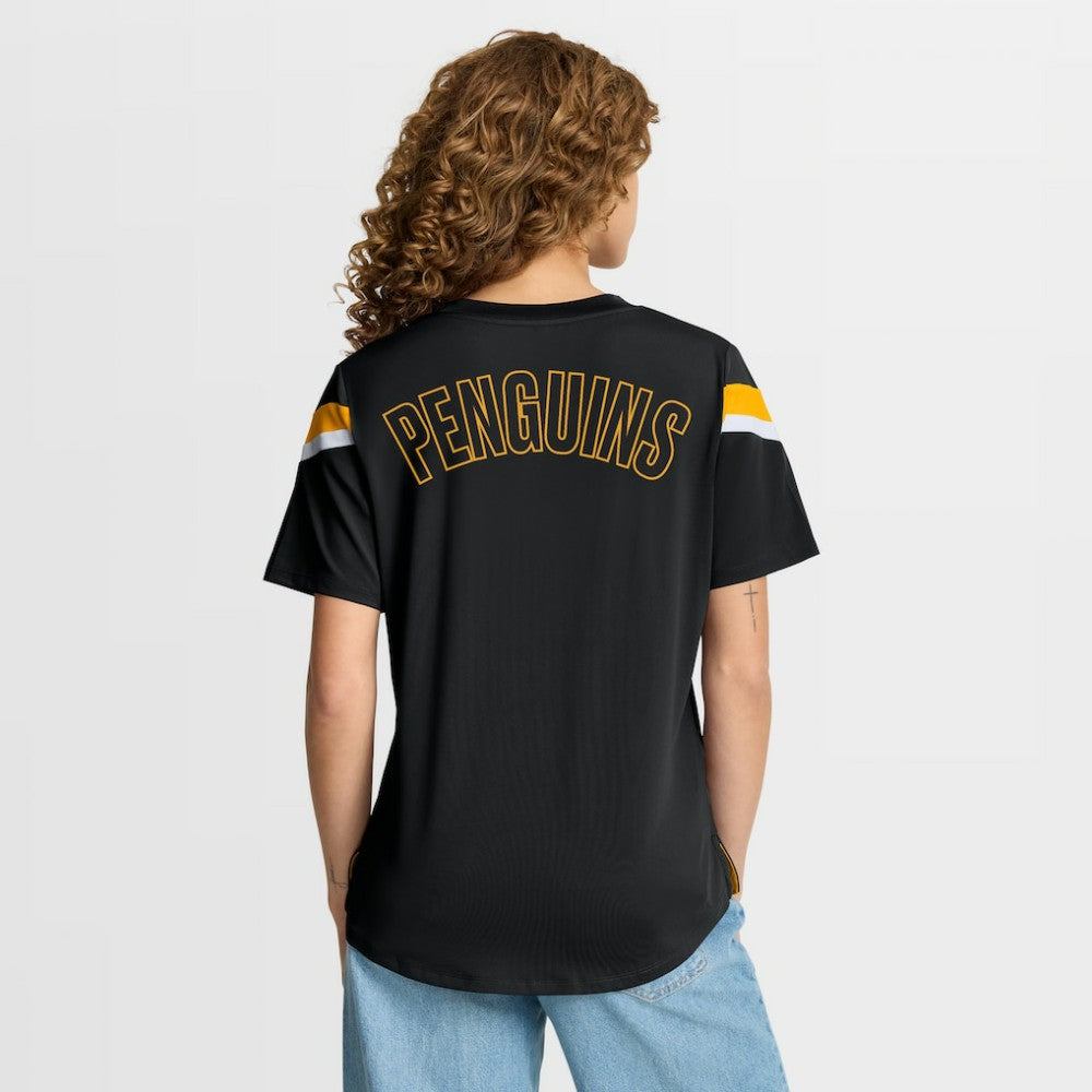Pittsburgh Penguins Fanatics Women's Offside Athena T-Shirt - Black - NHL