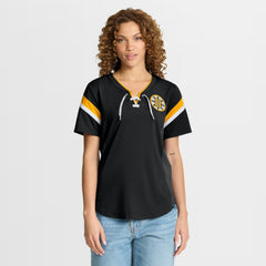 Boston Bruins Fanatics Women's Offside Athena T-Shirt - Black - NHL