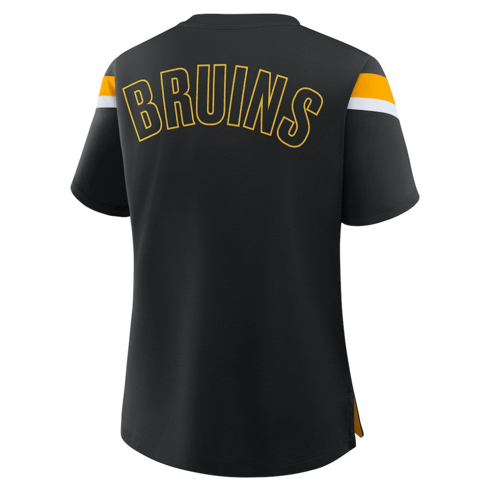 Boston Bruins Fanatics Women's Offside Athena T-Shirt - Black - NHL