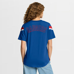 New York Rangers Fanatics Women's Offside Athena T-Shirt - Blue - NHL