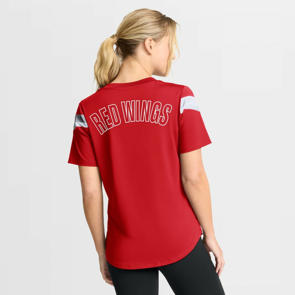 Detroit Red Wings Fanatics Women's Offside Athena T-Shirt - Red - NHL