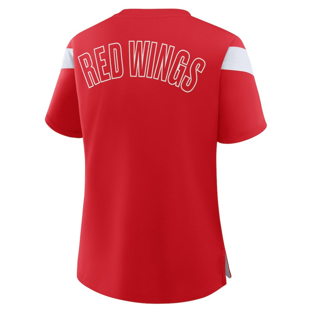 Detroit Red Wings Fanatics Women's Offside Athena T-Shirt - Red - NHL