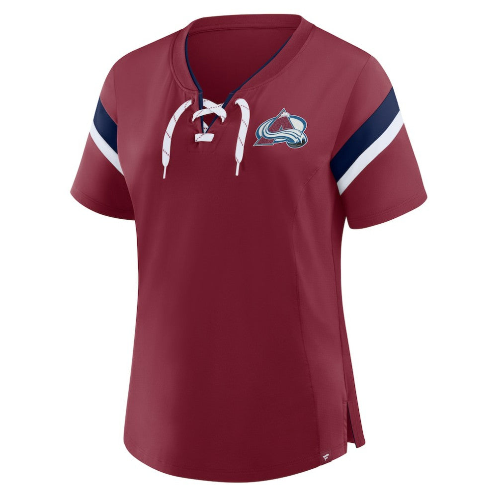 Colorado Avalanche Fanatics Women's Offside Athena T-Shirt - Burgundy - NHL