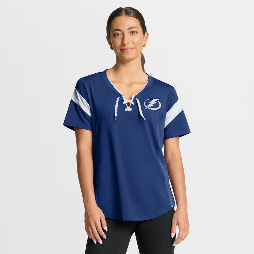 Tampa Bay Lightning Fanatics Women's Offside Athena T-Shirt - Blue - NHL