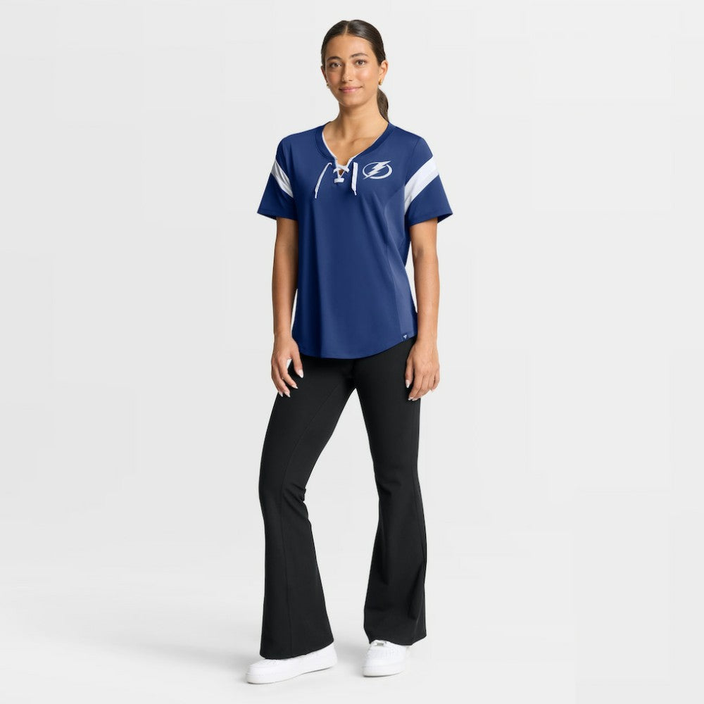 Tampa Bay Lightning Fanatics Women's Offside Athena T-Shirt - Blue - NHL