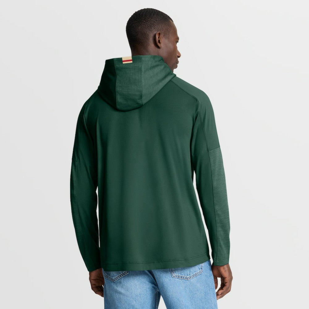 Minnesota Wild Fanatics Penalty Shot Long Sleeve Hoodie T-Shirt - Green - NHL