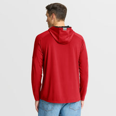 Chicago Blackhawks Fanatics Penalty Shot Long Sleeve Hoodie T-Shirt - Red - NHL