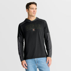 Vegas Golden Knights Fanatics Penalty Shot Long Sleeve Hoodie T-Shirt - Black - NHL