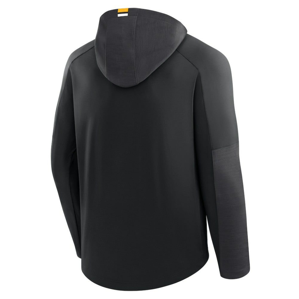 Pittsburgh Penguins Fanatics Penalty Shot Long Sleeve Hoodie T-Shirt - Black - NHL