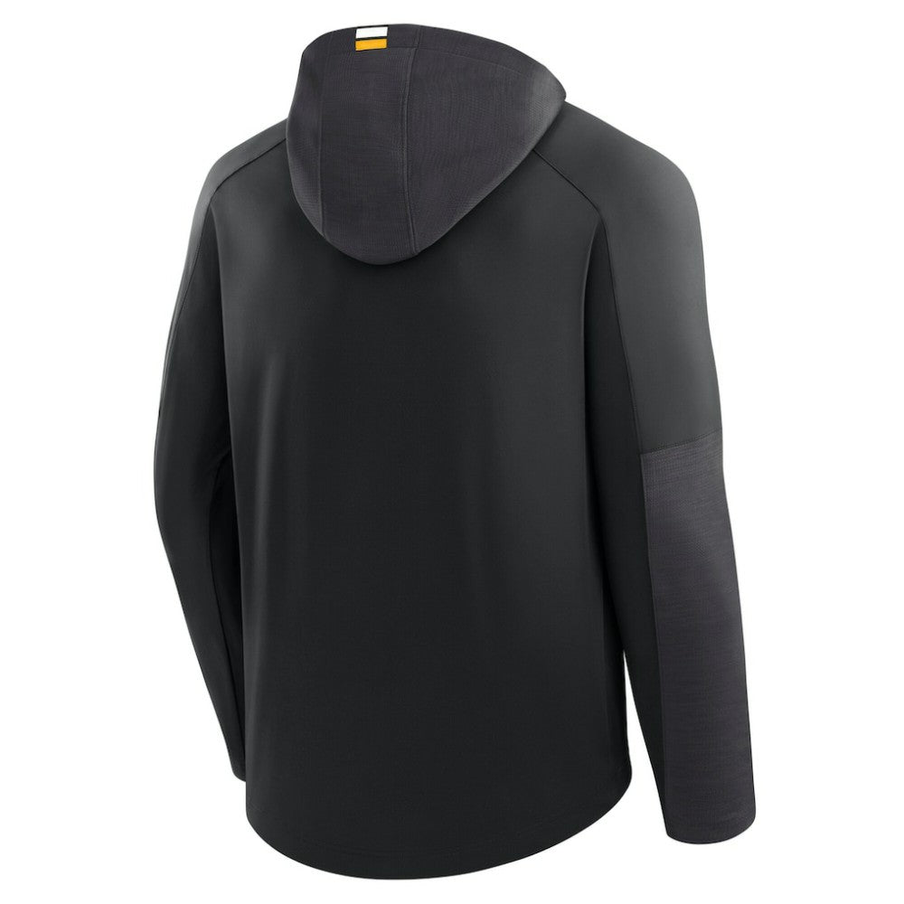 Boston Bruins Fanatics Penalty Shot Long Sleeve Hoodie T-Shirt - Black - NHL