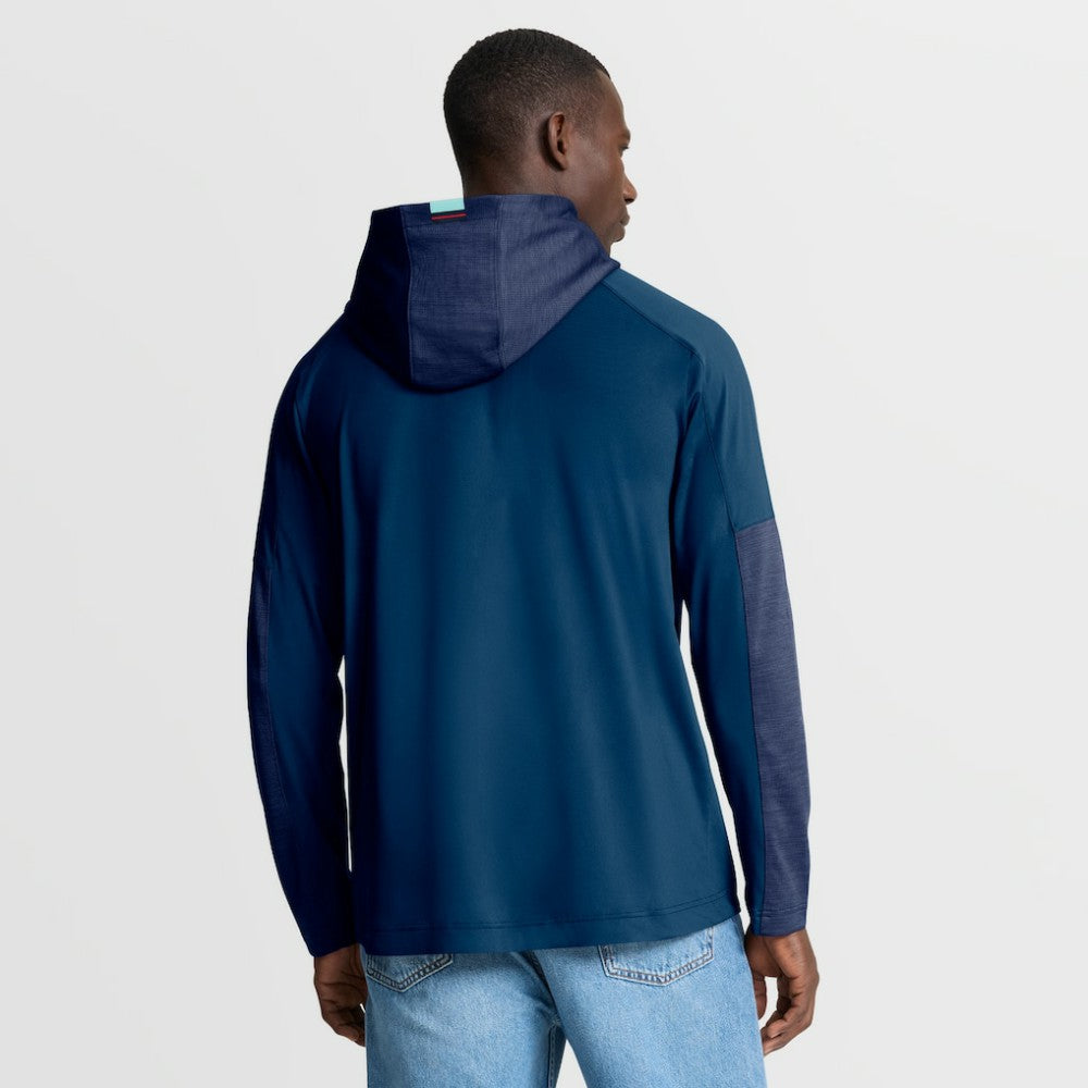 Seattle Kraken Fanatics Penalty Shot Long Sleeve Hoodie T-Shirt - Deep Sea Blue - NHL