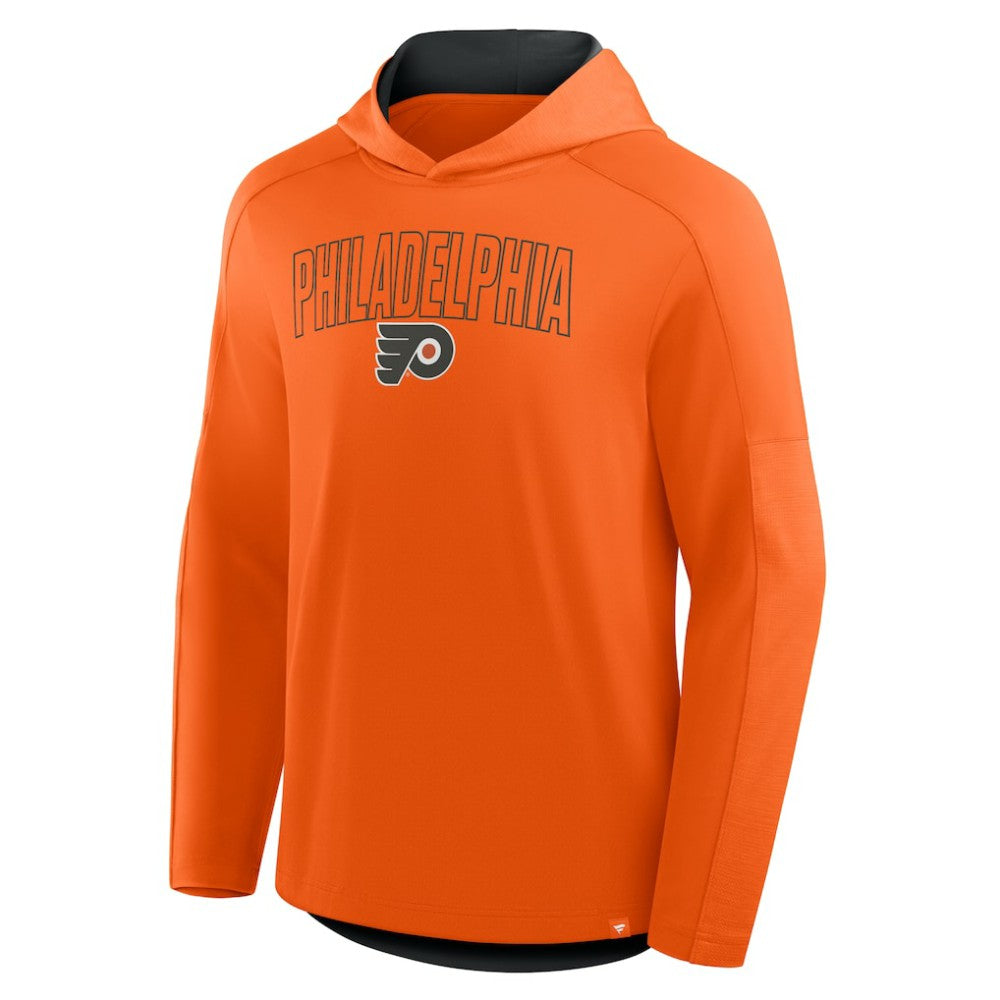 Philadelphia Flyers Fanatics Penalty Shot Long Sleeve Hoodie T-Shirt - Orange - NHL