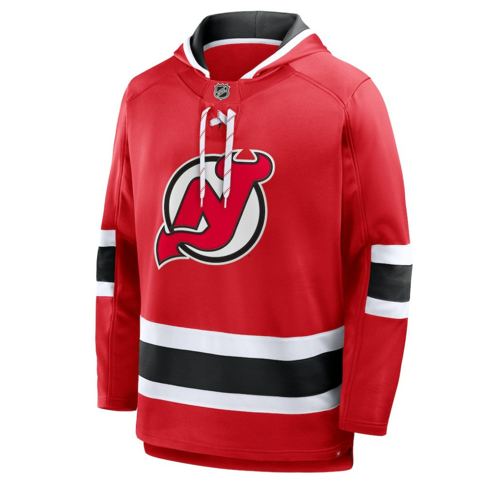 New Jersey Devils Fanatics Prime Time Fleece Hoodie - Red - NHL