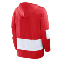 Detroit Red Wings Fanatics Prime Time Fleece Hoodie - Red - NHL