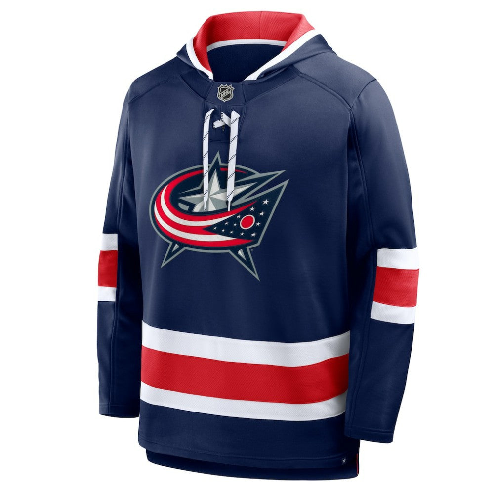 Columbus Blue Jackets Fanatics Prime Time Fleece Hoodie - Navy - NHL