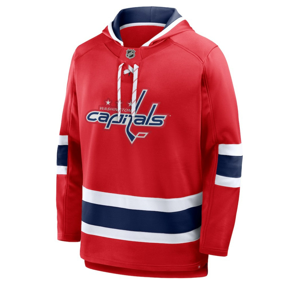 Washington Capitals Fanatics Prime Time Fleece Hoodie - Red - NHL