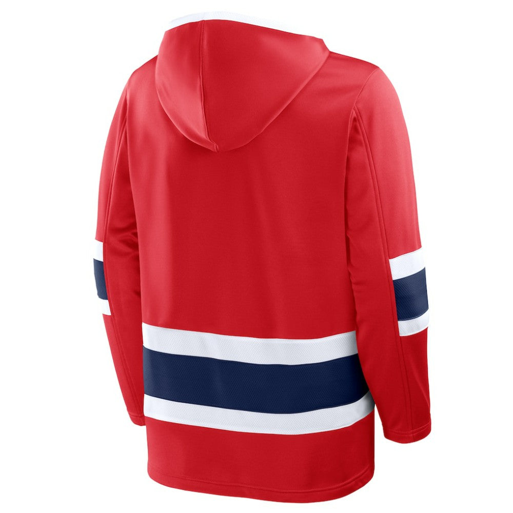 Washington Capitals Fanatics Prime Time Fleece Hoodie - Red - NHL