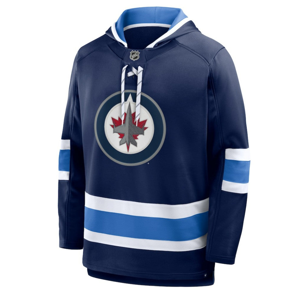 Winnipeg Jets Fanatics Prime Time Fleece Hoodie - Navy - NHL