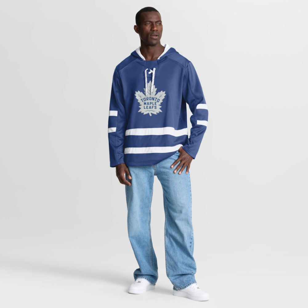 Toronto Maple Leafs Fanatics Prime Time Fleece Hoodie - Blue - NHL