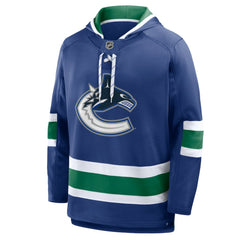 Vancouver Canucks Fanatics Prime Time Fleece Hoodie - Blue - NHL