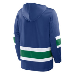 Vancouver Canucks Fanatics Prime Time Fleece Hoodie - Blue - NHL