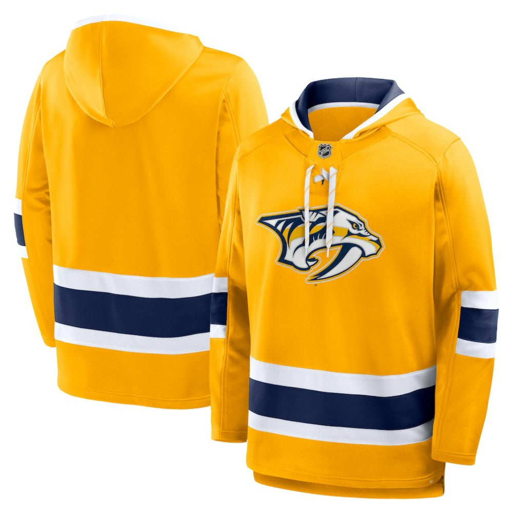 Nashville Predators Fanatics Prime Time Fleece Hoodie - Gold - NHL
