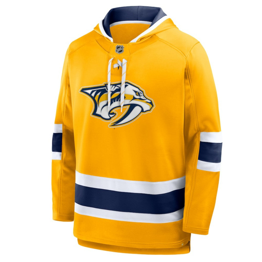 Nashville Predators Fanatics Prime Time Fleece Hoodie - Gold - NHL