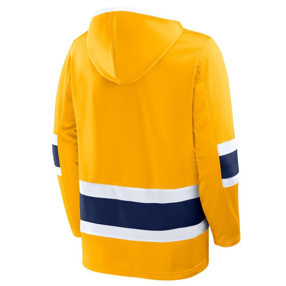 Nashville Predators Fanatics Prime Time Fleece Hoodie - Gold - NHL