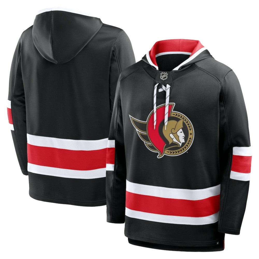 Ottawa Senators Fanatics Prime Time Fleece Hoodie - Black - NHL