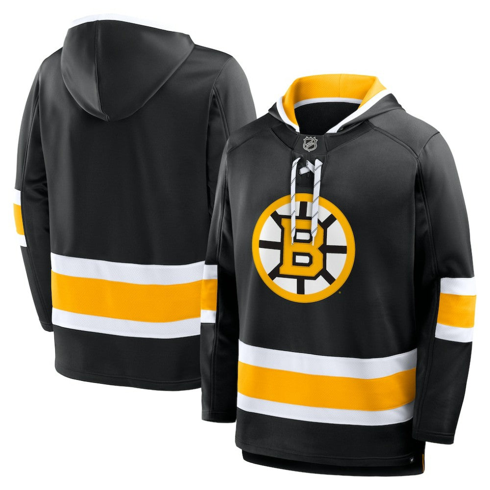 Boston Bruins Fanatics Prime Time Fleece Hoodie - Black - NHL