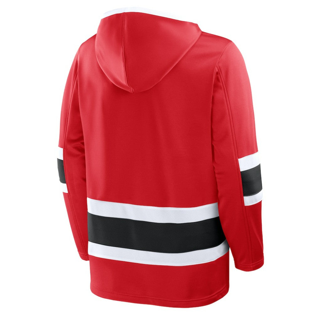 Carolina Hurricanes Fanatics Prime Time Fleece Hoodie - Red - NHL