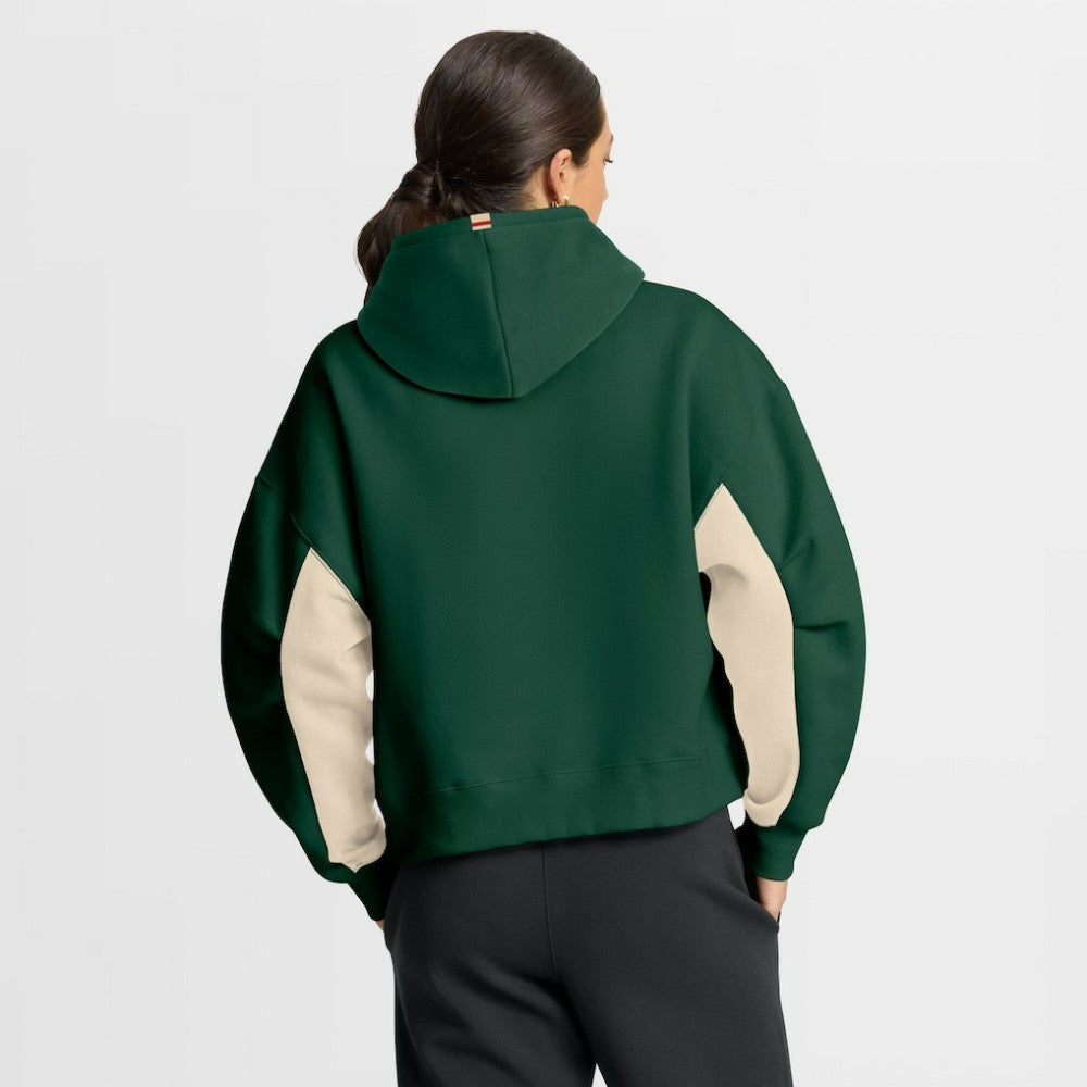 Minnesota Wild Fanatics Women's Back Check Boxy Hoodie - Green - NHL