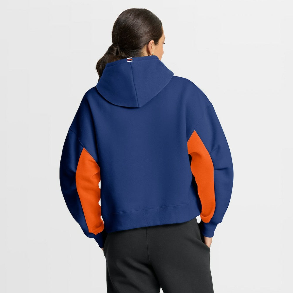 Edmonton Oilers Fanatics Women's Back Check Boxy Hoodie - Royal - NHL