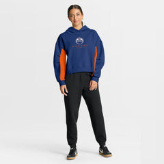 Edmonton Oilers Fanatics Women's Back Check Boxy Hoodie - Royal - NHL