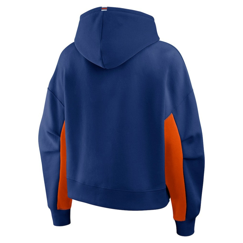 Edmonton Oilers Fanatics Women's Back Check Boxy Hoodie - Royal - NHL