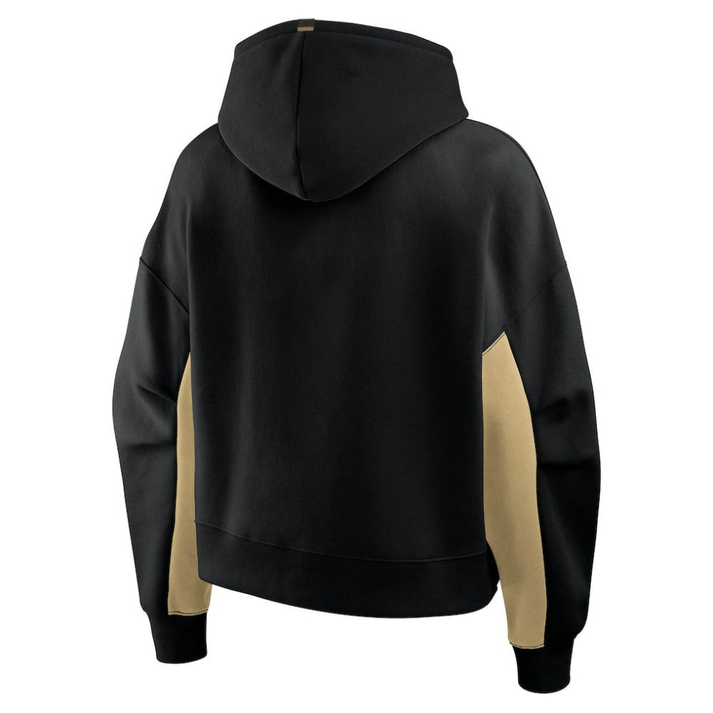 Vegas Golden Knights Fanatics Women's Back Check Boxy Hoodie - Black - NHL