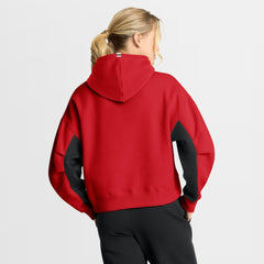 New Jersey Devils Fanatics Women's Back Check Boxy Hoodie - Red - NHL