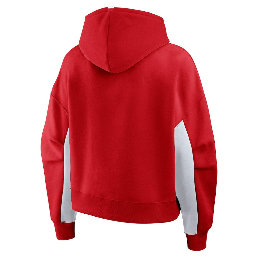 Detroit Red Wings Fanatics Women's Back Check Boxy Hoodie - Red - NHL